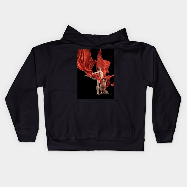 l'esprit d'amour Kids Hoodie by RexRedLGBTQ